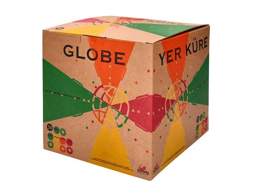 Globo terraqueo liderpapel con luz fisico y politico diametro 20 cm color rosa