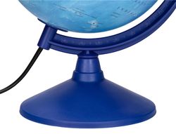 Globo terraqueo liderpapel con luz fisico y politico diametro 20 cm