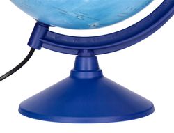 Globo terraqueo liderpapel con luz fisico y politico diametro 26 cm