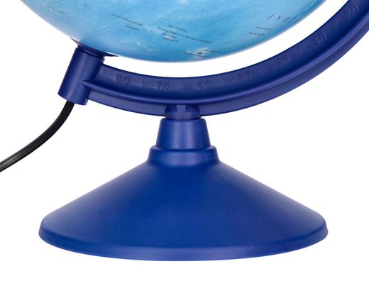 Globo terraqueo liderpapel con luz fisico y politico diametro 26 cm