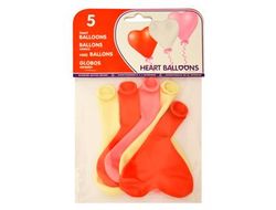 Globos con Forma Corazon Bolsas de 5