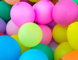 Globos fluorescentes bolsa de 15 unidades