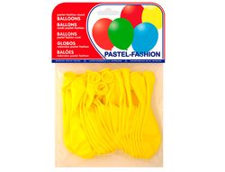 Globos Pastel Amarillo Bolsa de 20 Unidades