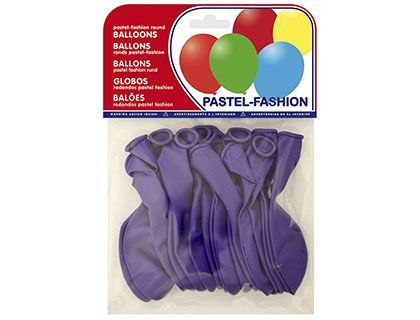 Globos Pastel Lila Bolsa de 20 Unidades