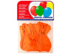 Globos Pastel Naranja Bolsa de 20 Unidades
