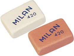 Goma de borrar Milan 420 colores variados