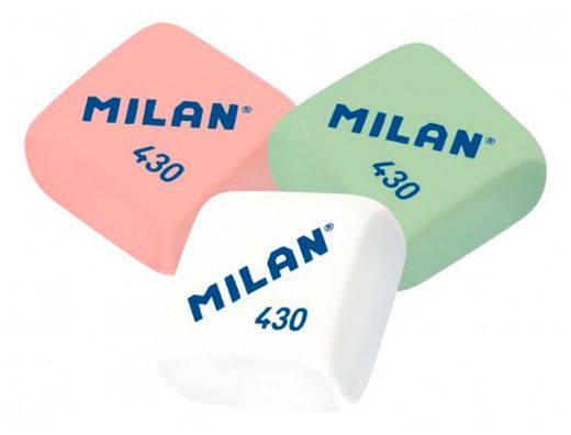 Goma de borrar Milan 430 colores aleatorios
