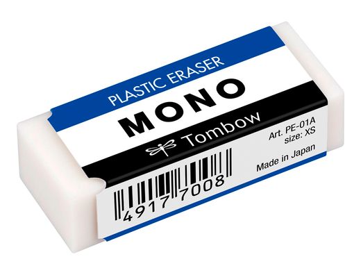 Goma de borrar tombow pvc mono tamańo xs