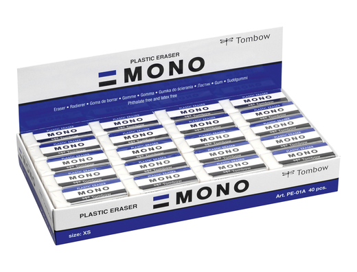 Goma de borrar tombow pvc mono tamańo xs
