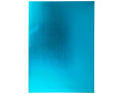 Goma Eva Liderpapel 50X70 cm Espesor 2 mm Metalizada Azul Claro