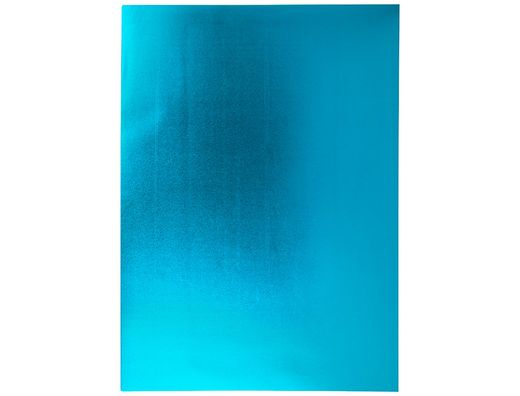 Goma Eva Liderpapel 50X70 cm Espesor 2 mm Metalizada Azul Claro