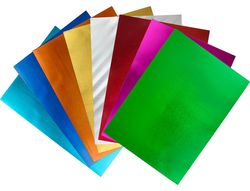 Goma Eva Liderpapel 50X70 cm Espesor 2 mm Metalizada Azul Claro