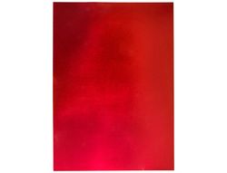 Goma Eva Liderpapel 50X70 cm Espesor 2 mm Metalizada Rojo