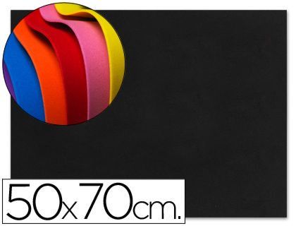 Goma Eva Liderpapel 50X70Cm 60G/M2 Espesor 1.5Mm Negro