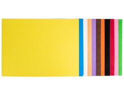 Goma Eva Liderpapel 50X70Cm 60G/M2 Espesor 2Mm Textura Toalla Amarillo