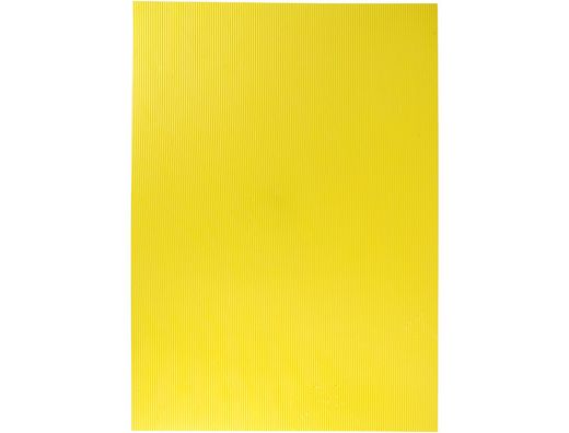 Goma eva ondulada liderpapel 50x70cm 2,2mm de espesor amarillo