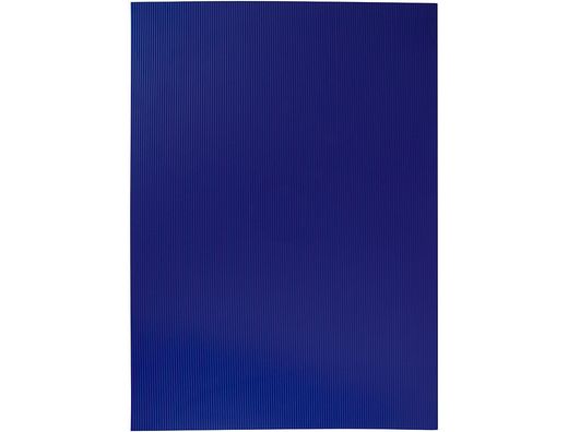 Goma eva ondulada liderpapel 50x70cm 2,2mm de espesor azul oscuro