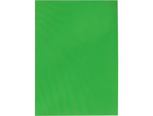 Goma eva ondulada liderpapel 50x70cm 2,2mm de espesor verde