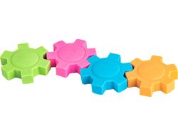 Goma liderpapel mecano con forma de rueda colores surtidos