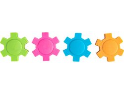 Goma liderpapel mecano con forma de rueda colores surtidos