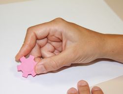 Goma liderpapel mecano con forma de rueda colores surtidos