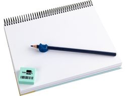 Goma liderpapel para lapiz con forma cuadrada