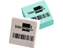 Goma liderpapel para lapiz con forma cuadrada