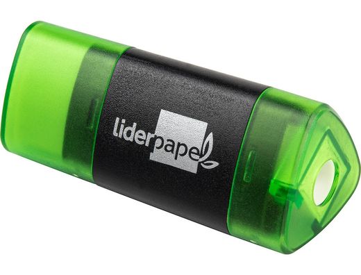 Goma Liderpapel Triangular con Sacapuntas