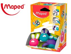 Goma maped croc croc duo conejo colores surtidos