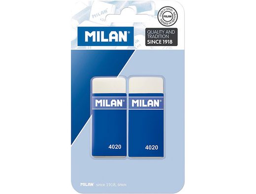 Goma milan 4020 miga de pan blister de 2 unidades