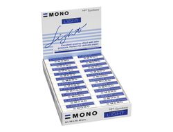 Goma tombow mono light polimera caucho pvc especial para borrado delicado