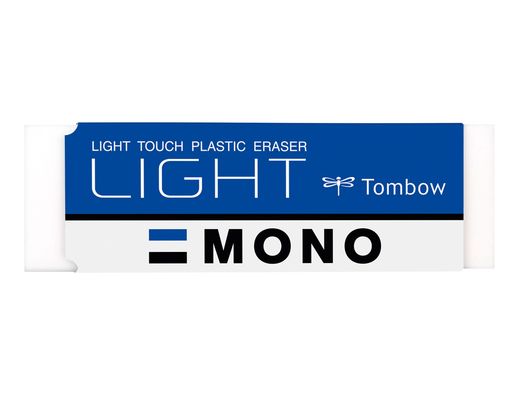 Goma tombow mono light polimera caucho pvc especial para borrado delicado