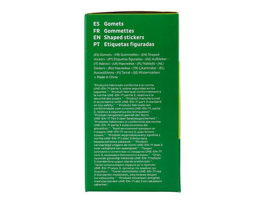 Gomets liderpapel autoadhesivo circulos 15 mm amarillo rollo de 2500 unidades en caja de carton