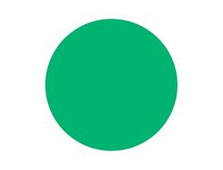 Gomets liderpapel autoadhesivo circulos 15 mm verde rollo de 2500 unidades en caja de carton