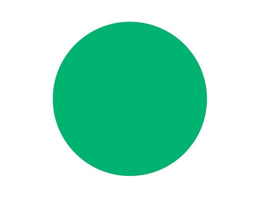 Gomets liderpapel autoadhesivo circulos 15 mm verde rollo de 2500 unidades en caja de carton