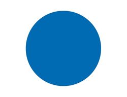 Gomets liderpapel autoadhesivo circulos 20 mm azul rollo de 2000 unidades en caja de carton