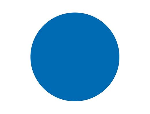 Gomets liderpapel autoadhesivo circulos 20 mm azul rollo de 2000 unidades en caja de carton