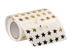 Gomets liderpapel autoadhesivo estrellas doradas surtidas 2500 unidades en caja de carton