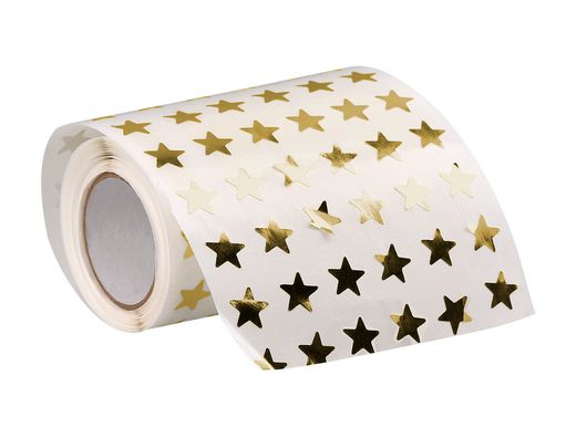 Gomets liderpapel autoadhesivo estrellas doradas surtidas 2500 unidades en caja de carton