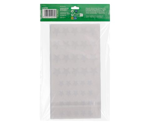 Gomets liderpapel autoadhesivo estrellas doradas surtidas bolsa de 5 hojas con 200 unidades