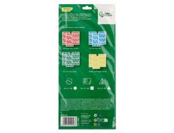 Gomets liderpapel figuras surtidas bolsa de 12 hojas figuras geometricas medianas colores surtidos