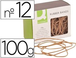 Gomillas Elasticas Q-Connect 100 Gr Numero 12 120 X 2 Mm