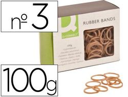 Gomillas Elasticas Q-Connect 100 Gr Numero 3 30 X 2 Mm