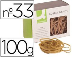 Gomillas Elasticas Q-Connect 100 Gr Numero 33 90 X 3 Mm
