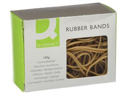 Gomillas Elasticas Q-Connect 100 Gr Numero 33 90 X 3 Mm