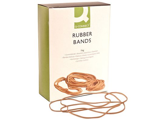 Gomillas Elasticas Q-Connect 1000 Gr Numero 20 200 X 2 Mm