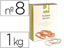 Gomillas Elasticas Q-Connect 1000 Gr Numero 8 80 X 2 Mm