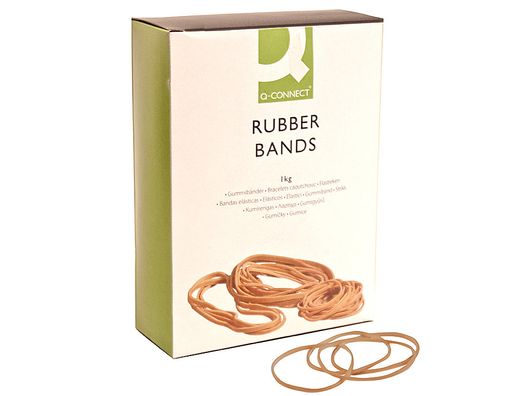 Gomillas Elasticas Q-Connect 1000 Gr Numero 8 80 X 2 Mm