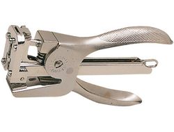 Grapadora de Tenazas M-83 30 Hojas Cromada 100 Grapas
