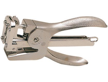 Grapadora de Tenazas M-83 30 Hojas Cromada 100 Grapas